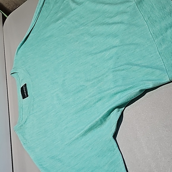 Cynthia Rowley medium teal long sleeve shirt - Picture 5 of 6